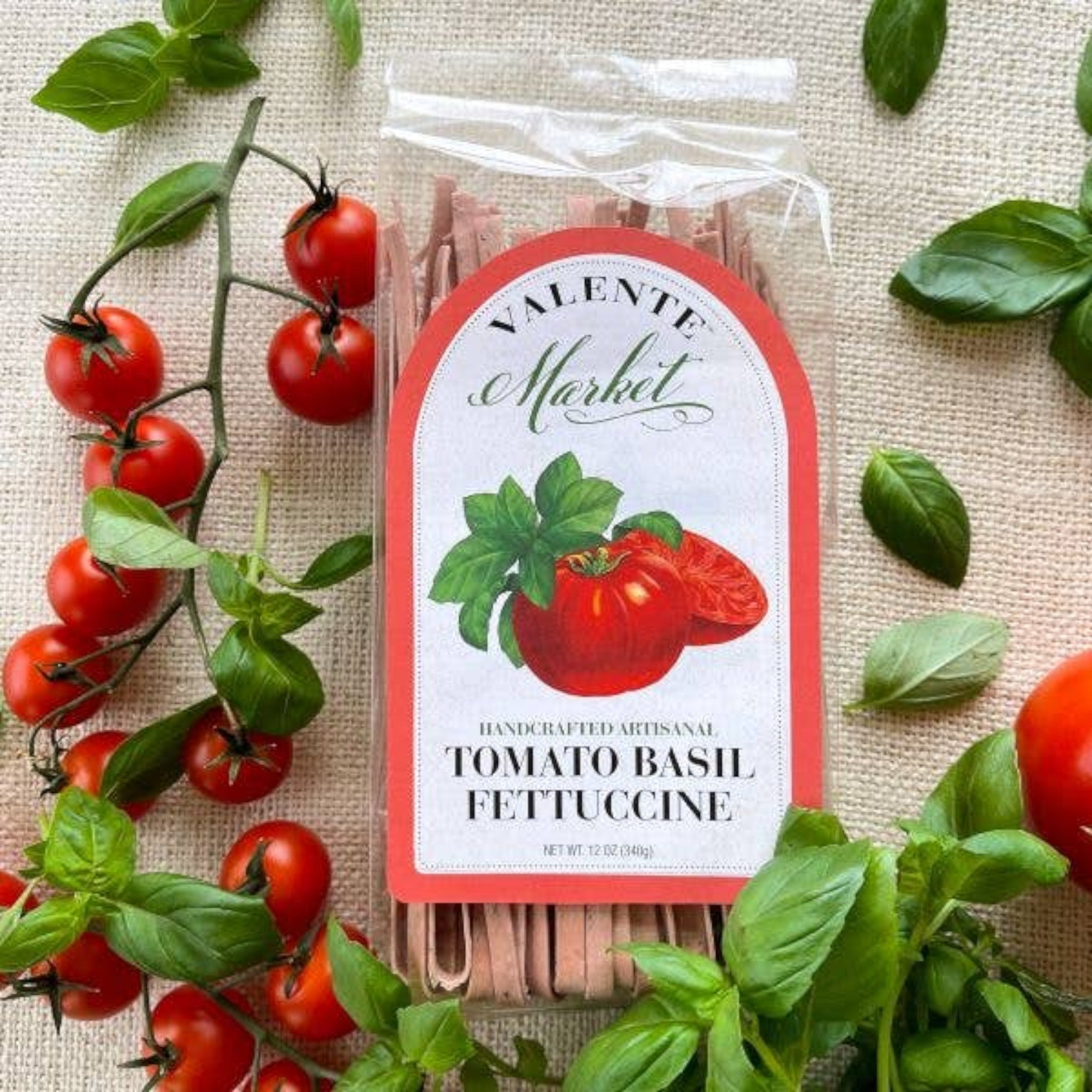 Valente Pasta – Tomato Basil Fettuccine