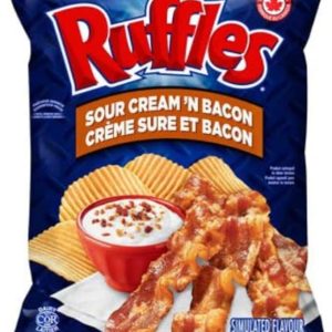 Ruffles Sour Cream & Bacon -66g Canada (Case of 12)