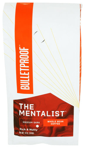 Bulletproof – Whole Bean The Mentalist Coffee, 12 Oz | Pack of 6
