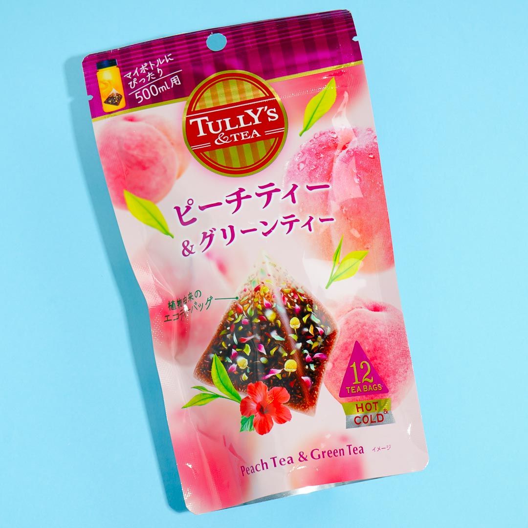 Tully’s Peach & Green Tea Pouch – 12 pcs