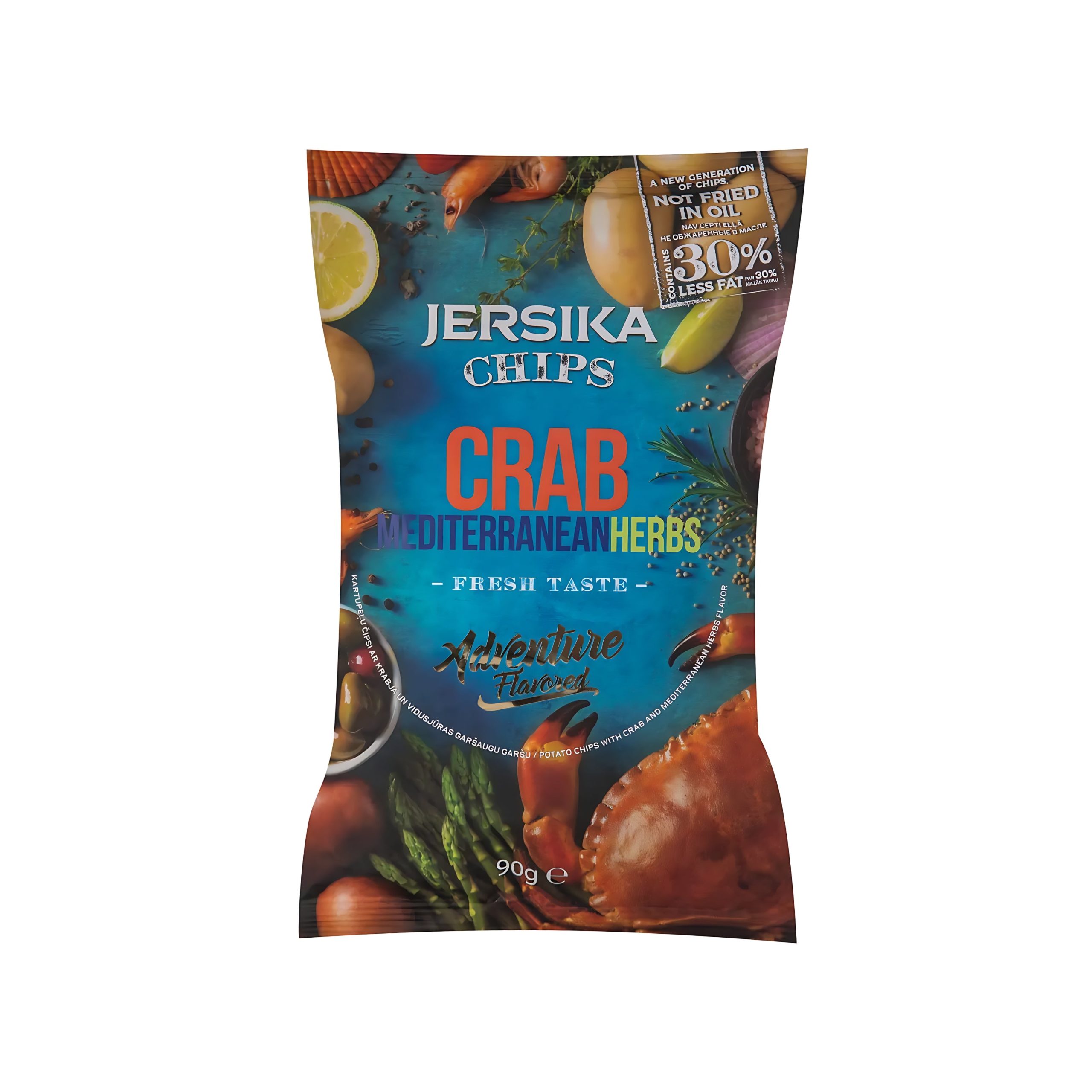 Jersika Crab and Herbs Chips (Latvia)