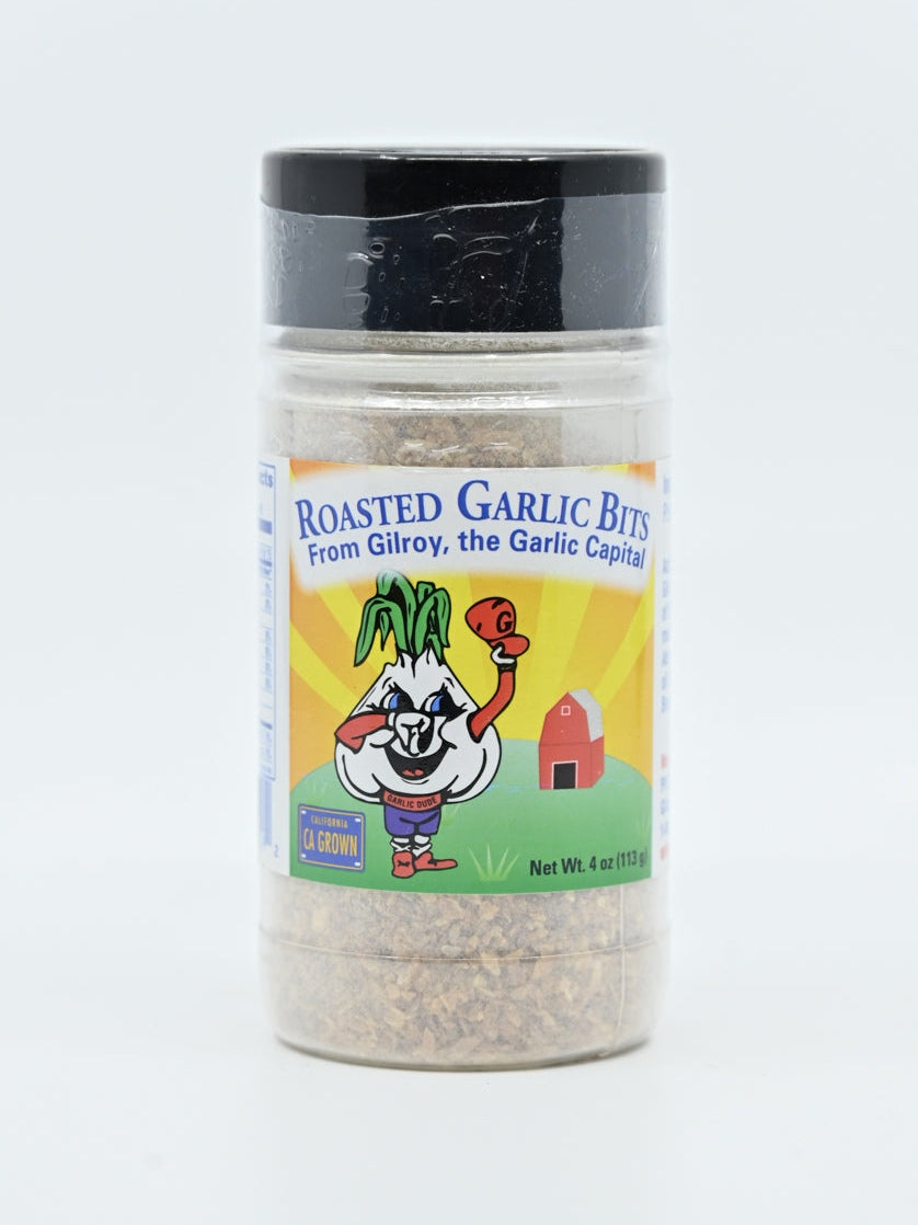 Roasted Garlic Bits Garlic Dude by The Garlic Shoppe NO SALT 5oz.