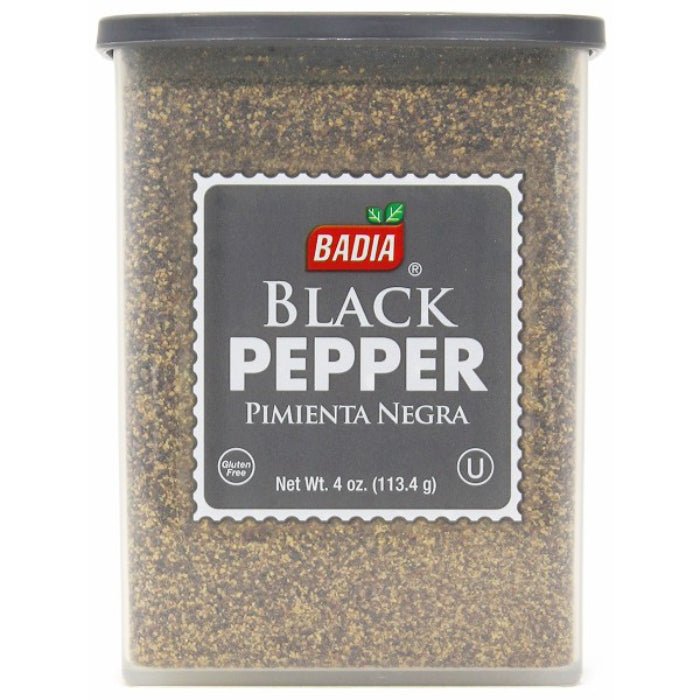 Badia – Pepper Black Ground, 4 Oz – Pack of 12
