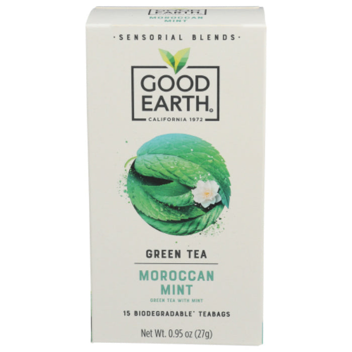 Good Earth – Sensational Moroccan Mint Tea, 15 Bags | Pack of 5