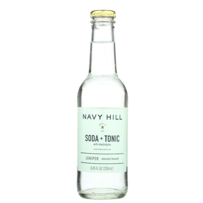 Navy Hill – Juniper Tonic Soda, 33.8 fl oz | Pack of 6