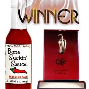 Bone Suckin Hiccuppin Hot Habanero Hot Sauce, 5oz.