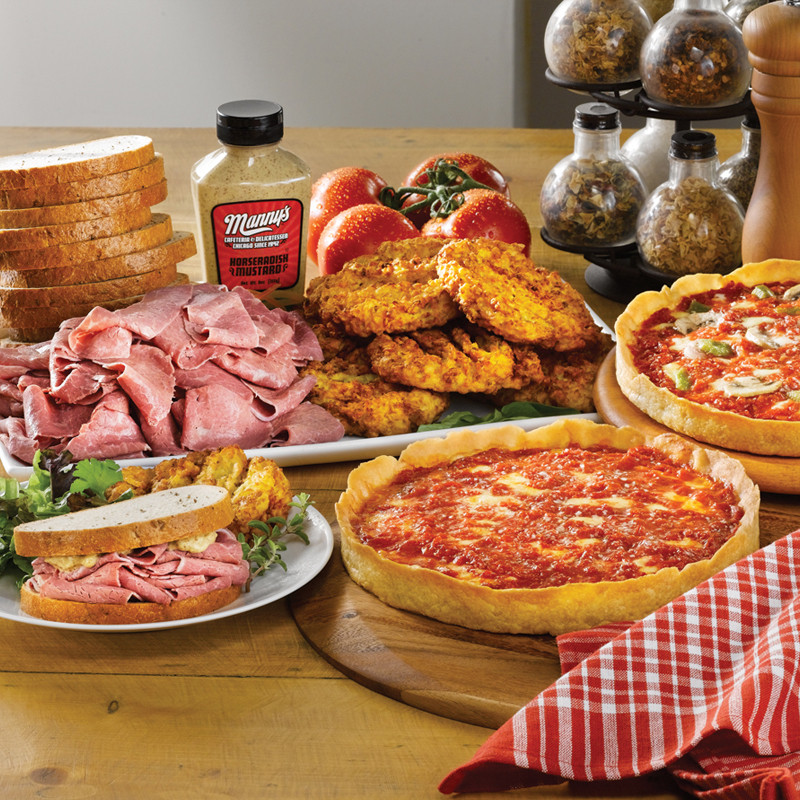 Manny’s Corned Beef Kit & 2 Lou’s Pizzas