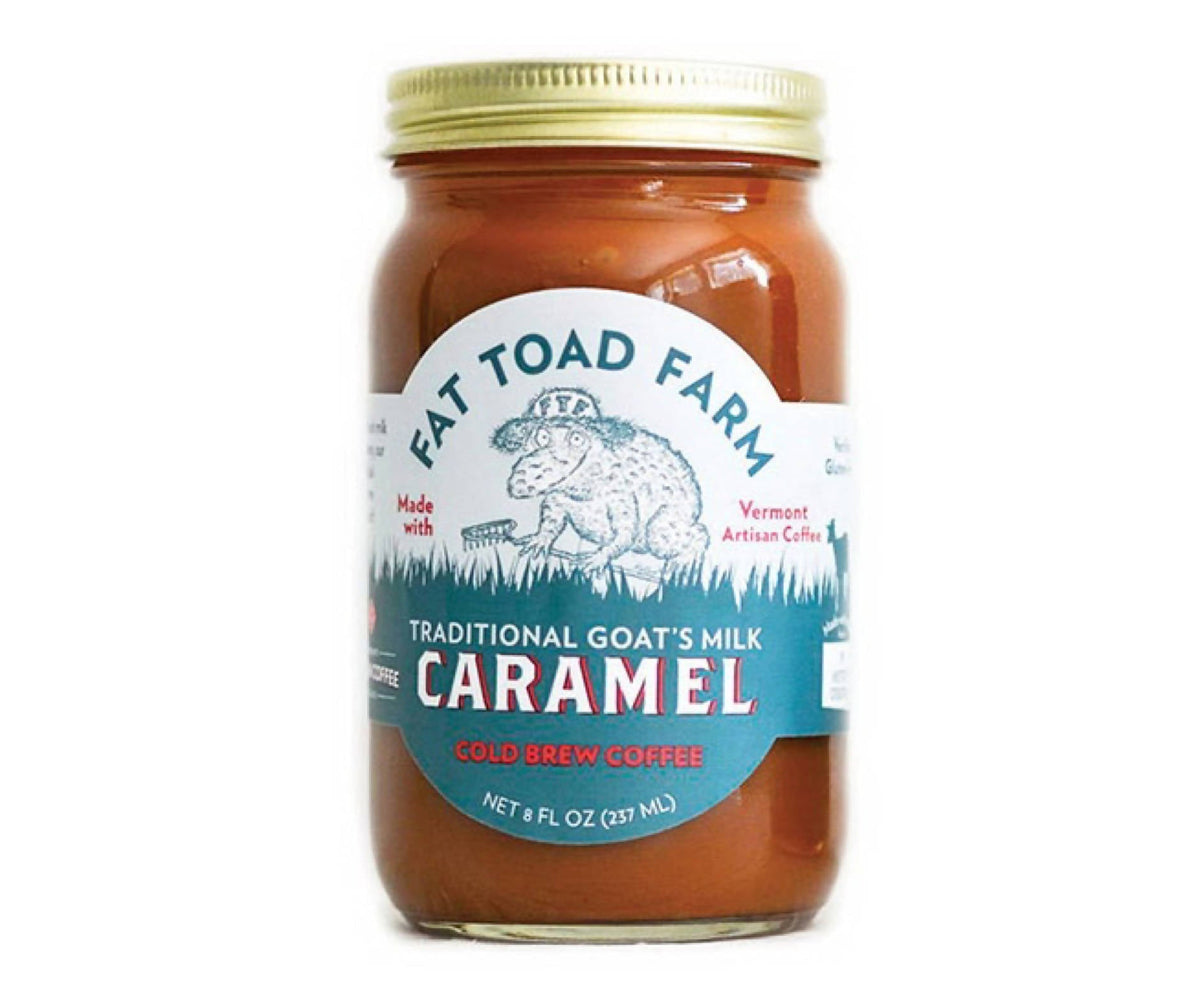 Fat Toad Farm Cold Brew Coffee Goat’s Milk Caramel Jars – 12 x 8oz