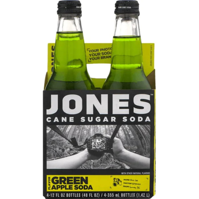 Jones – Soda 4Pk Green Apple 48 Fo – (Pack of 6)