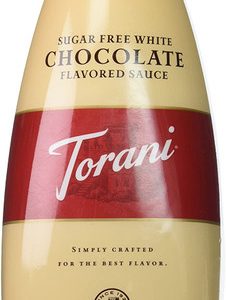 Torani Sugar Free White Chocolate Sauce, 64 Ounce