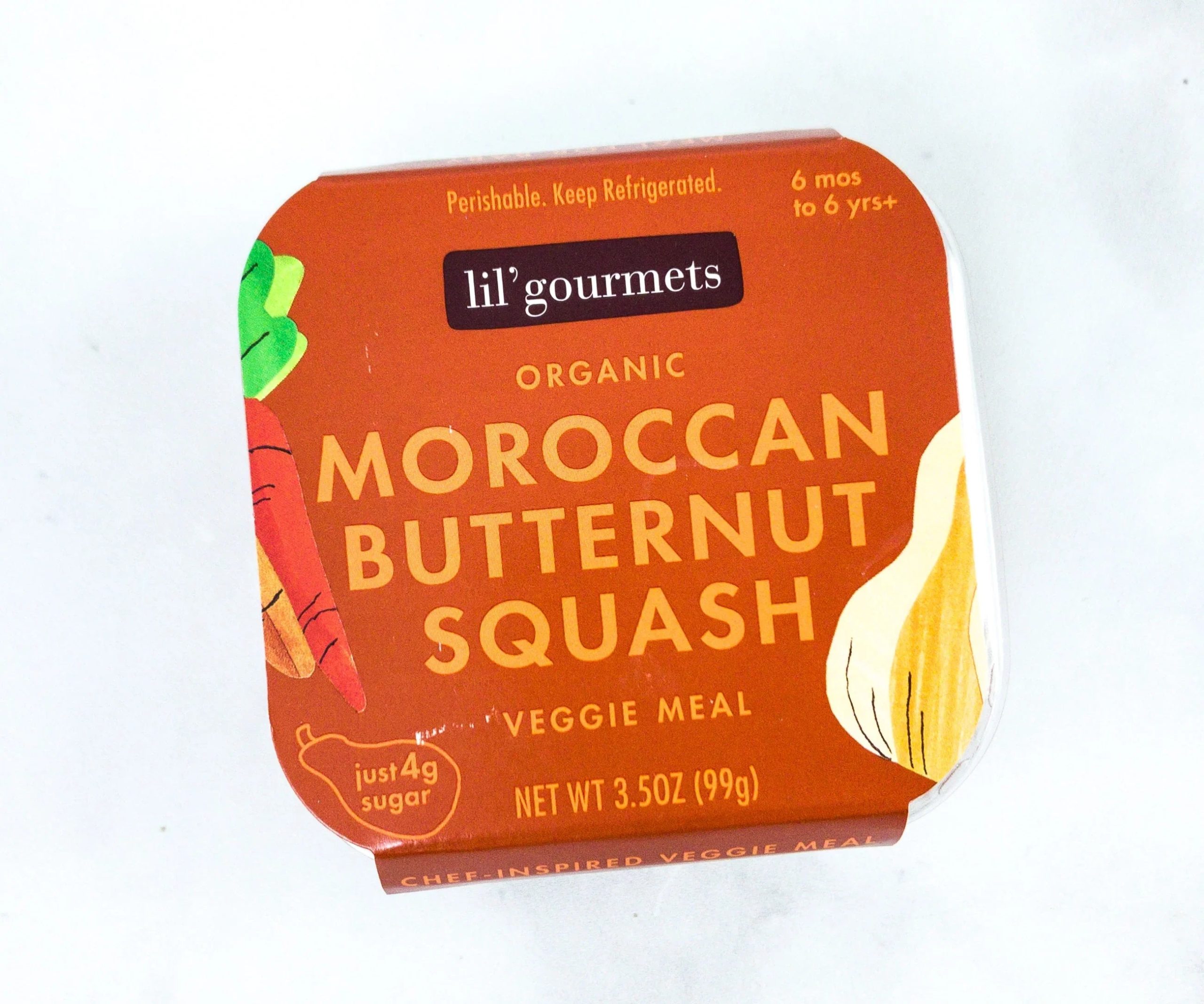 Lil Gourmets – Squash Butternut Moroccan, 3.5 oz | Pack of 8