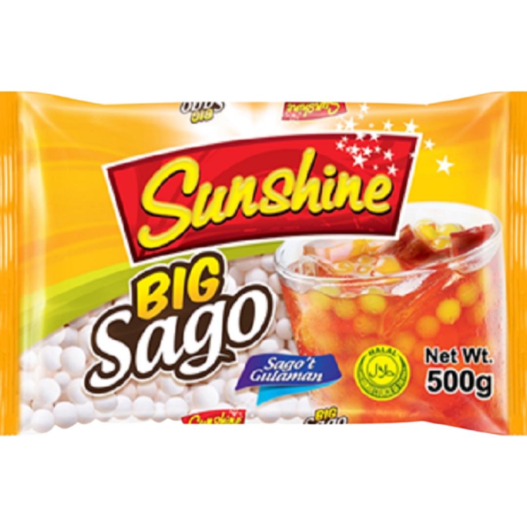 Sunshine – BIG Sago – Sago’t Gulaman – 500 G