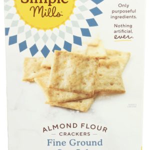 Simple Mills – Almond Flour Crackers Fine Sea Salt, 4.25oz