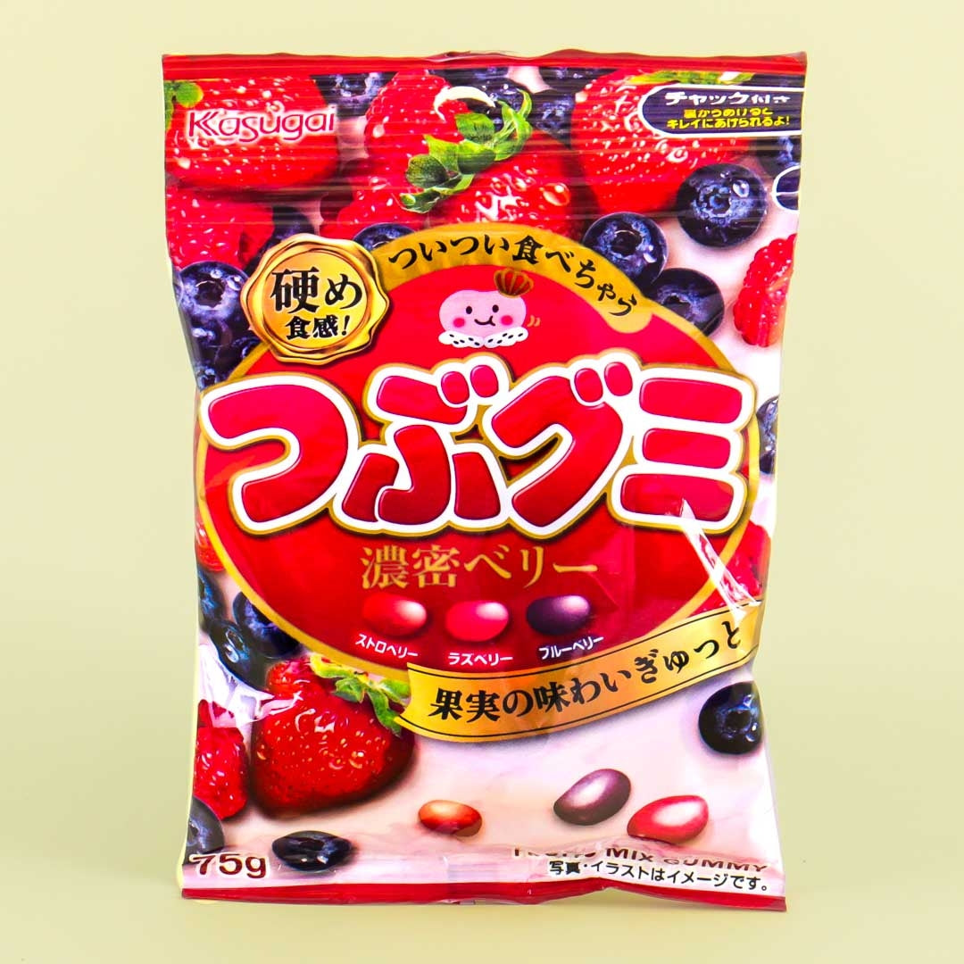 Kasugai Tsubu Gummy Candy – Mixed Berries