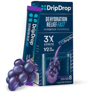 Drip Drop – Hydration Grape 8 Count, 2.82 Oz (Pack Of 1)