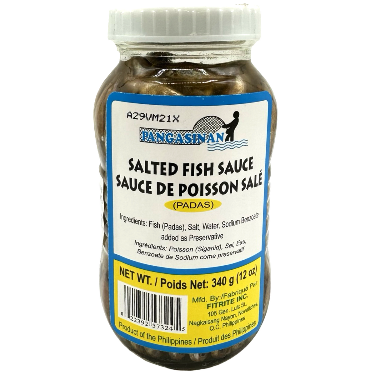 Pangasinan – Padas – Salted Fish Sauce – 12 OZ