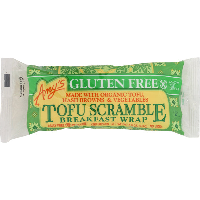 Amy’s – Wrap GF Breakfast Tofu Scramble, 5.5 Oz – Pack Of 12