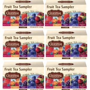 Celestial Seasonings Fruit Tea Sampler, 18 Count (6 Pack)