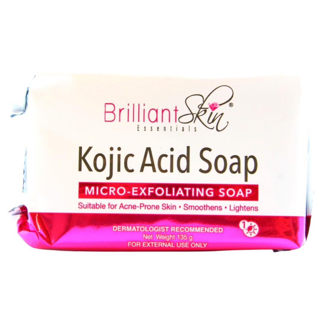 Brilliant Skin Essentials – Kojic Acid Soap – Micro Exfoliating Soap – 135 G