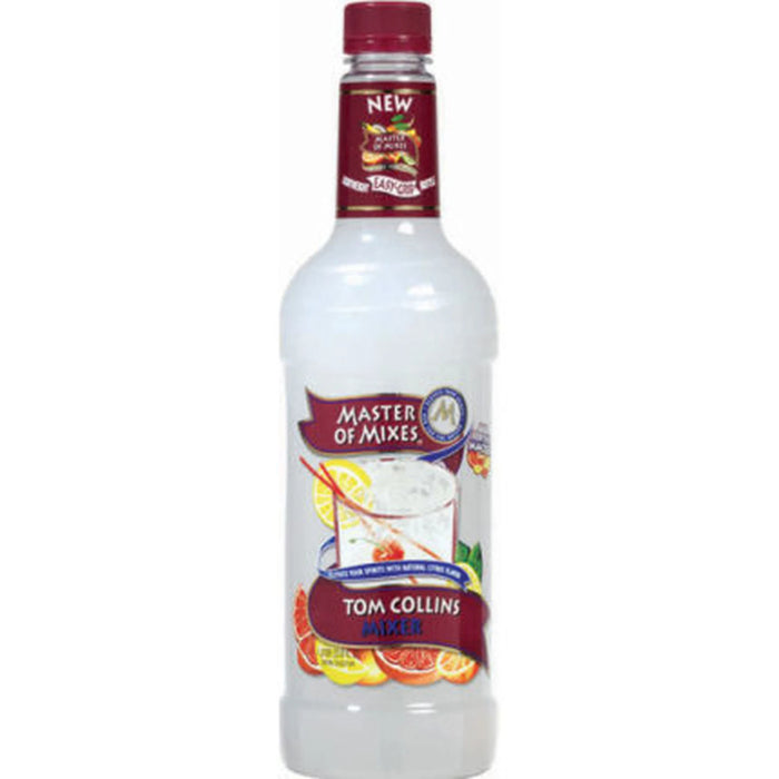 Master of Mixes – Tom Collins Mix, 33.8 oz – Pack of 6