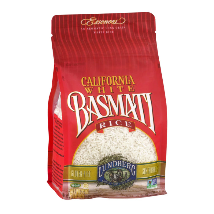 Lundberg – White Basmati Rice Gluten Free, 32 Oz – Pack of 6