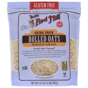 Bob’s Red Mill – Oats Rolled Extra Thick Gluten-Free, 32 Oz – Pack of