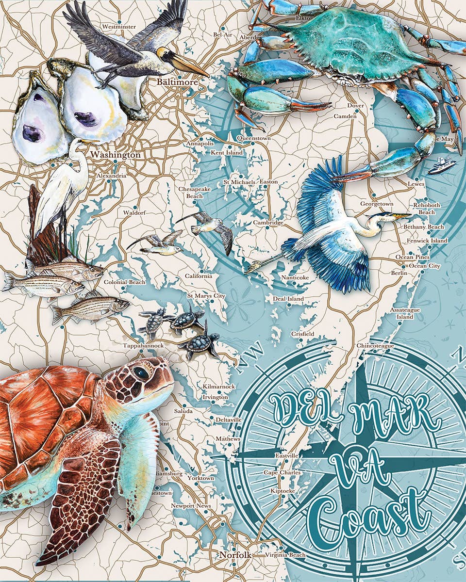 Heritage Puzzle – Delmarva Coast Puzzle