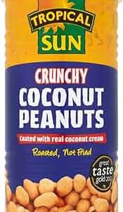 Tropical Sun Coconut Crunchy Peanuts | 330g – Delicious Nutty Snack