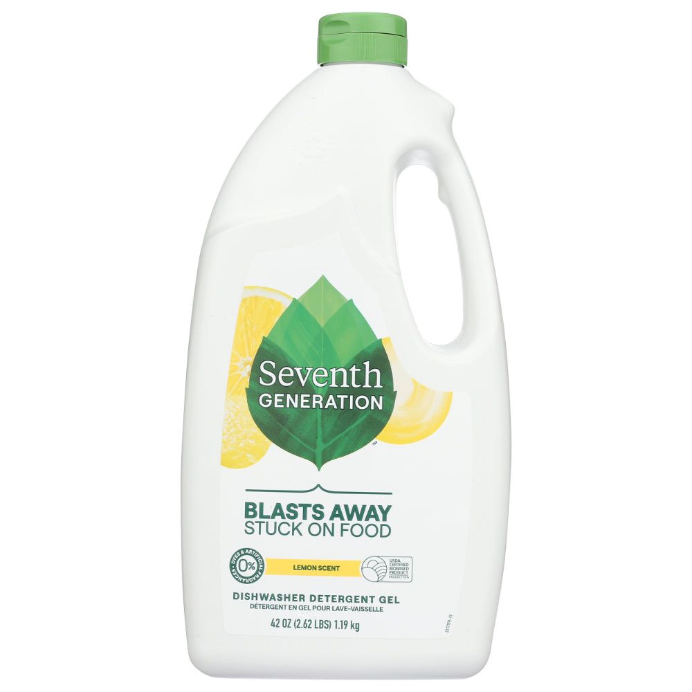 Seventh Generation – Lemon Scent Dishwasher Detergent Gel, 42 Oz (Pack
