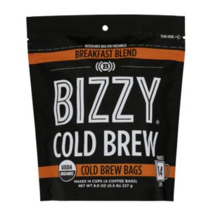 Bizzy Coffee – Organic Breakfast Blend, 8 oz (Pack of 6)