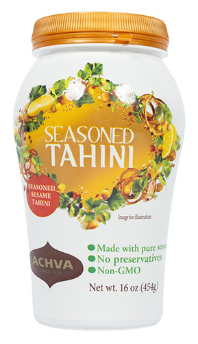 Achva Passover Seasoned Tahini, 16 oz.