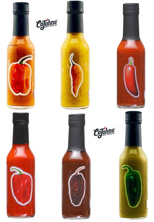 CaJohn’s Simply Chili Select Puree Gift Set, 6/5oz.