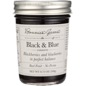 Bonnie’s Jams – Blackberries & Blueberries in Perfect Balance Jam, 8.7