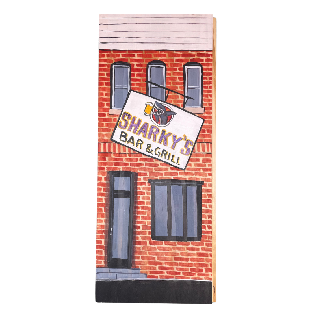 Linda Amtmann Wooden Planks- Sharky’s Bar & Grill