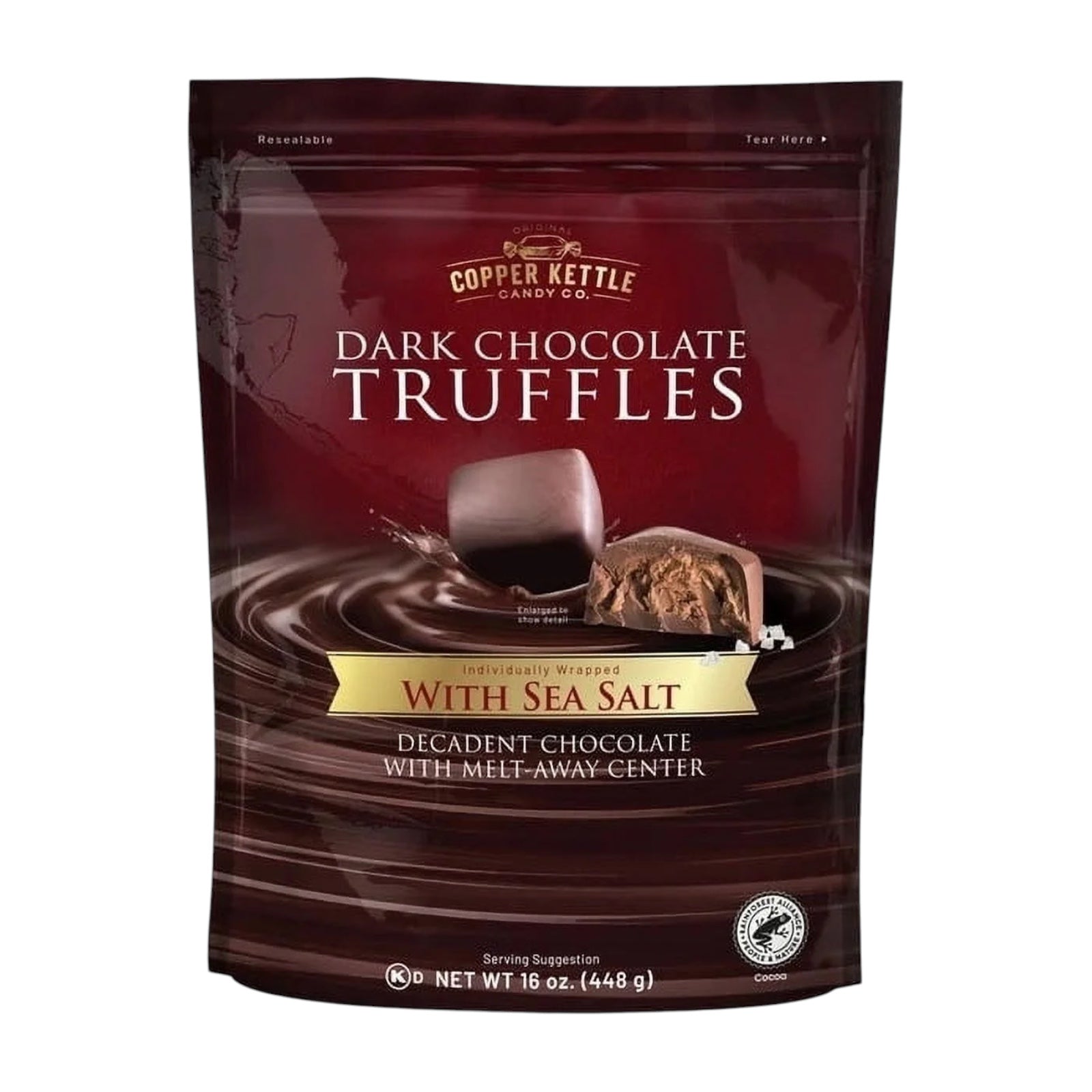 Dark Chocolate Sea Salt Truffles | Copper Kettle Candy