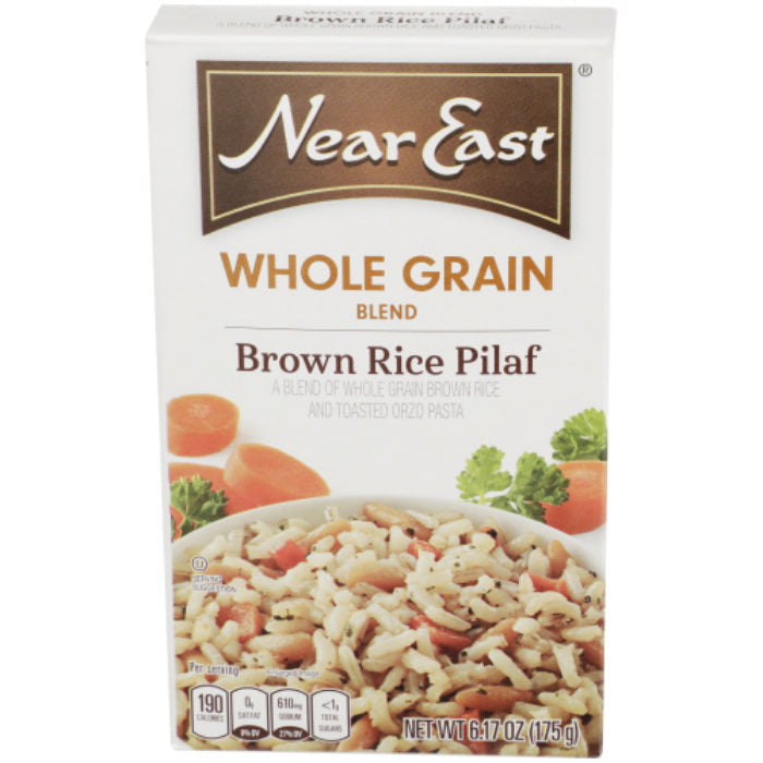 Near East Whole Grain Pilaf Brown Rice 6.17 OZ – Pack of 12