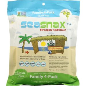 Seasnax – Classic Olive Roasted Seaweed Snack