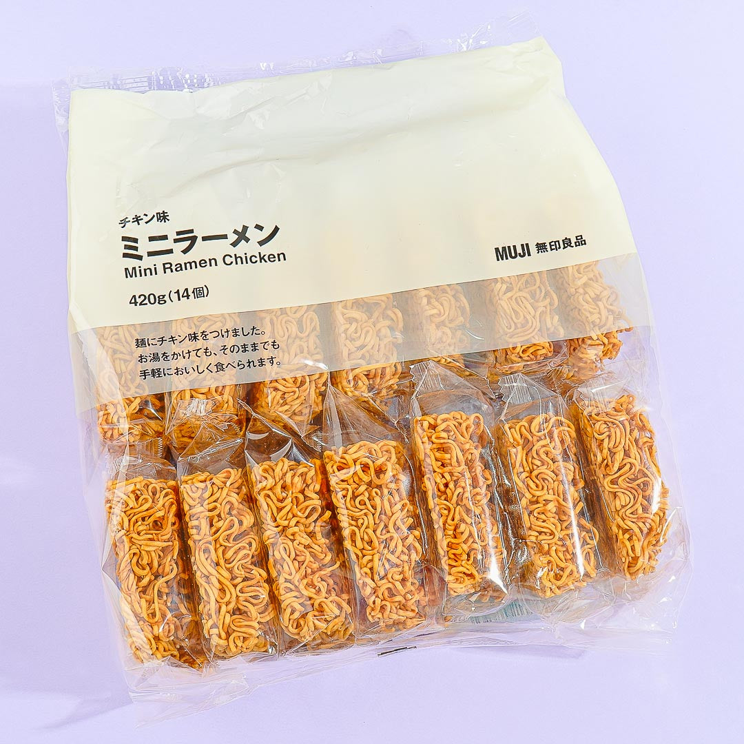 MUJI Mini Ramen Snacks Large Bag – Chicken