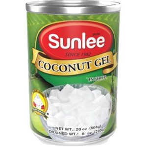 Sunlee Brand – Coconut Gel in Syrup – 20 OZ