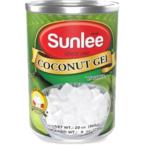 Sunlee Brand – Coconut Gel in Syrup – 20 OZ