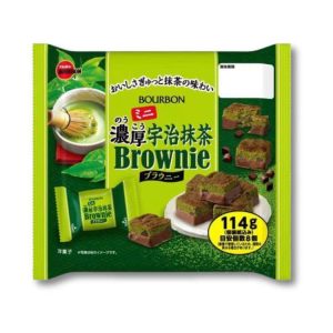 Bourbon Mini Rich Uji Matcha Brownie
