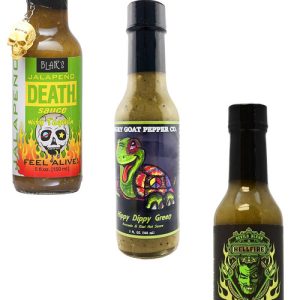 Best of Jalapeno Pepper Hot Sauces Gift Set, 3/5oz.