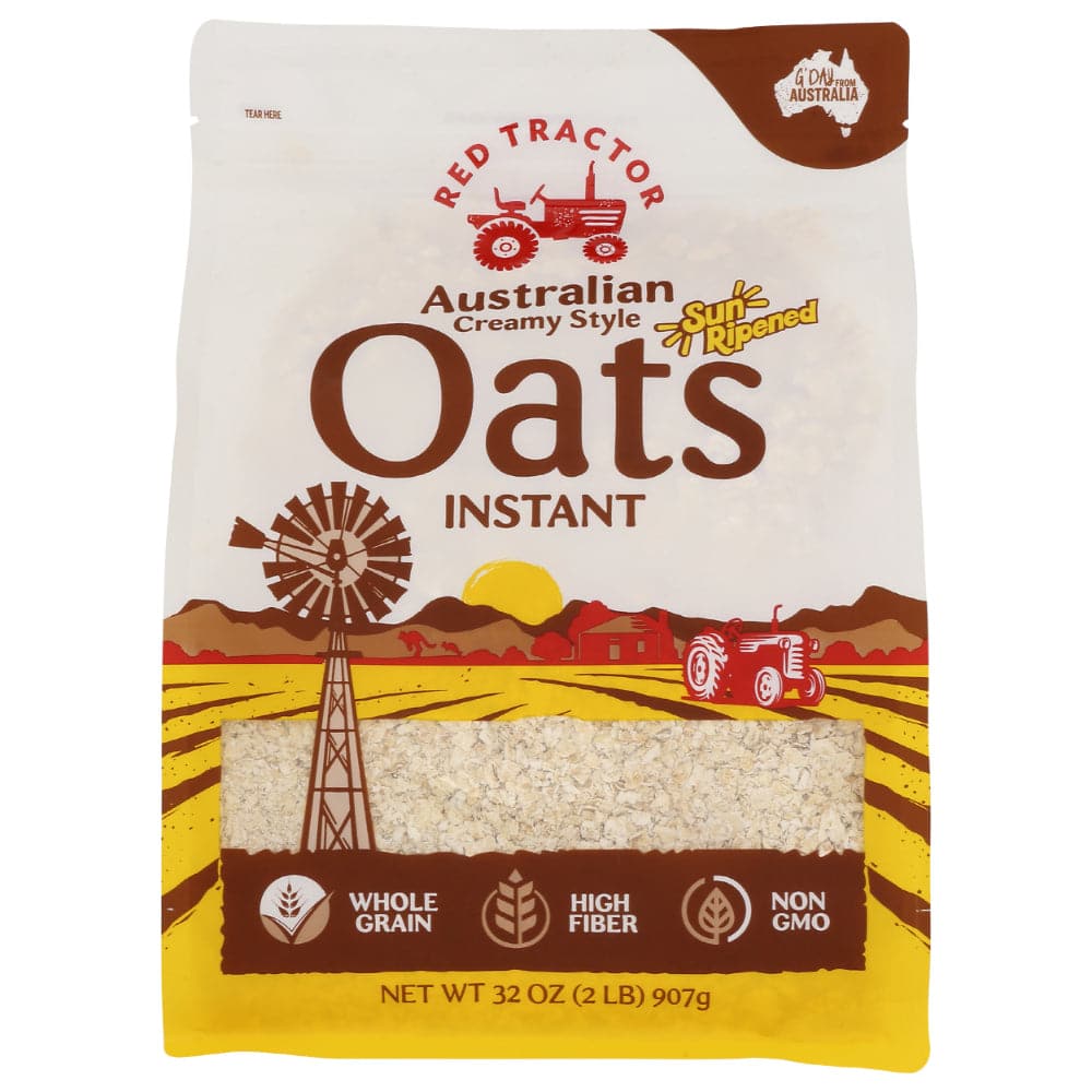 Red Tractor Instant Australian Oats 32 OZ – (Pack of 4)