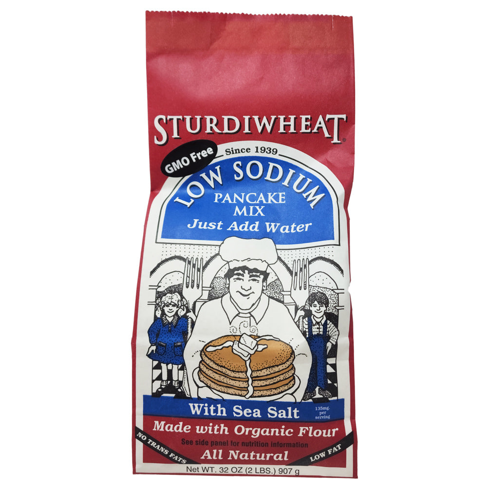 Sturdiwheat Low Sodium Pancake Mix – 32oz