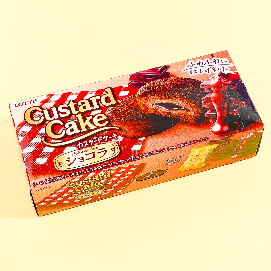 Lotte Custard Cake – Chocolate