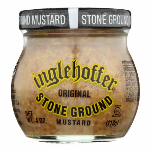 INGLEHOFFER – MUSTARD STONE GROUND 4 OZ – Pack of 12