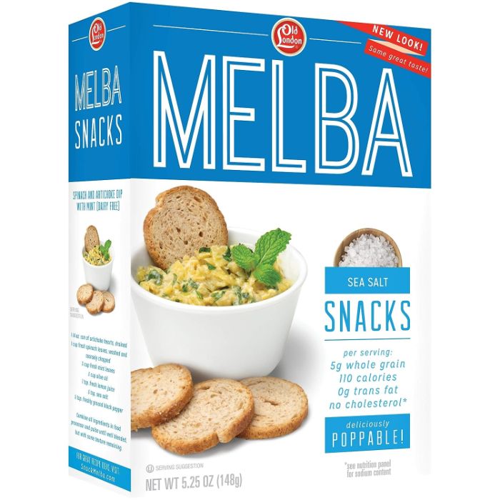 Old London Melba Snacks Sea Salt 5.25 Oz – Pack Of 12