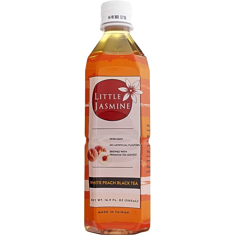 Little Jasmine – Ready-to-Drink White Peach Tea, 16.9 fl oz | Pack of