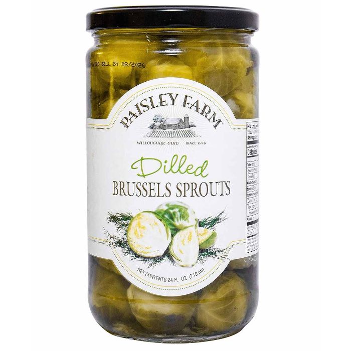 Paisley Farm – Brussels Sprouts Dilled, 24 Oz | Pack of 6