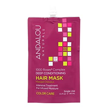 Andalou Naturals 1000 Roses Complex Color Care Hair Mask, 1.5 Oz | Pac